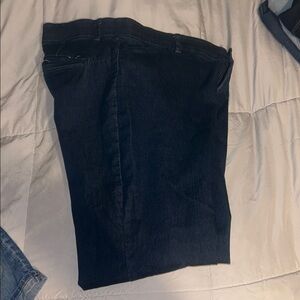 Lee Dark Denim Trousers 12 flex fit